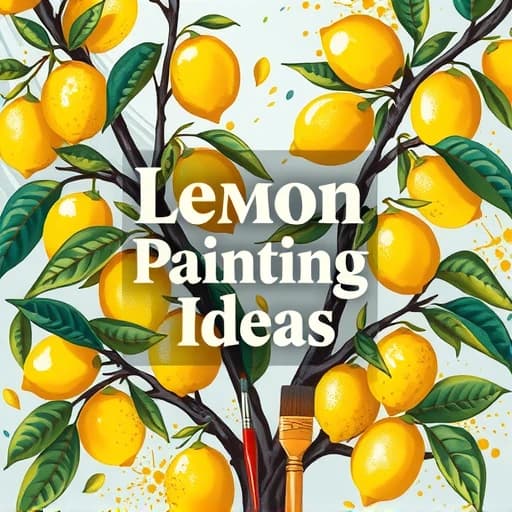 Lemon Painting Ideas featured image