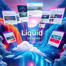  Liquid Email Template icon