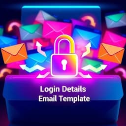  Login Details Email Template icon