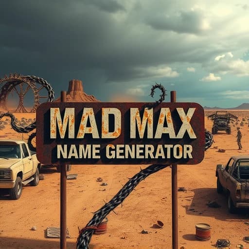 Mad Max Name Generator featured image