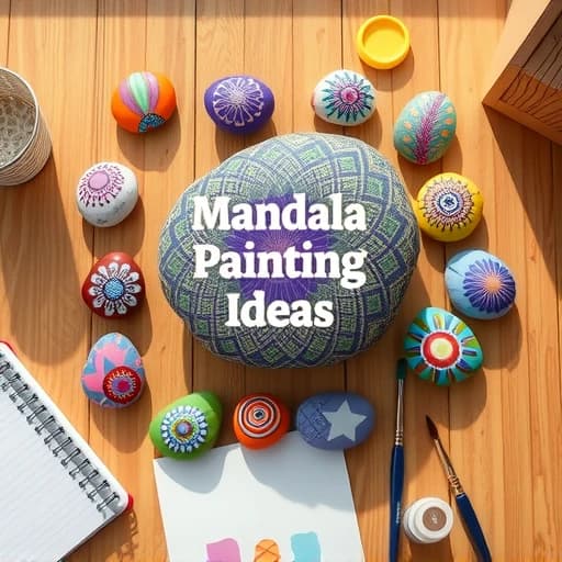 Mandala Rock Painting Ideas featured image