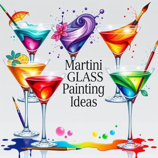 Martini Glass Painting Ideas featured image
