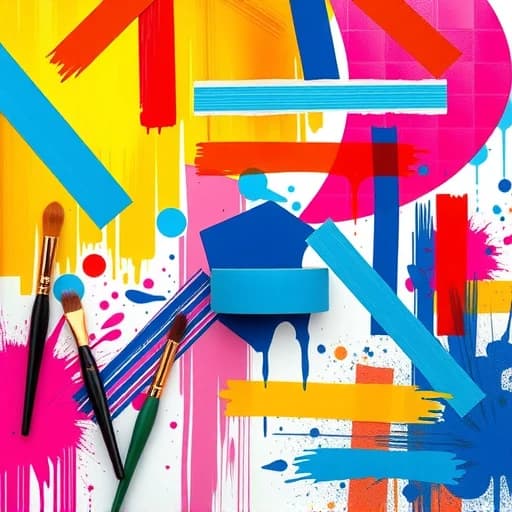 Masking Tape Painting Ideas featured image