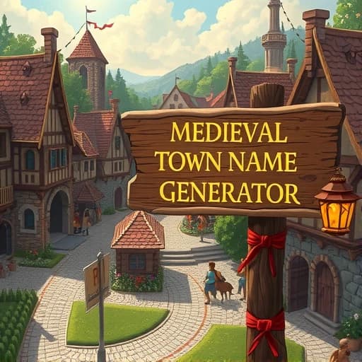 Medieval Town Name Generator featured image
