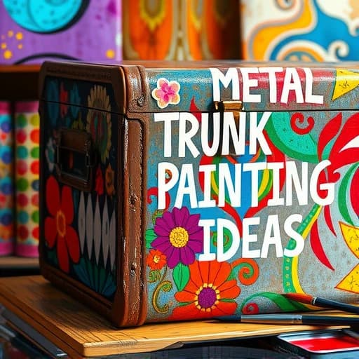 Metal Trunk Painting Ideas featured image