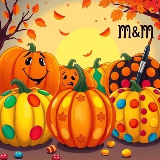 M&m Pumpkin Painting Ideas featured image