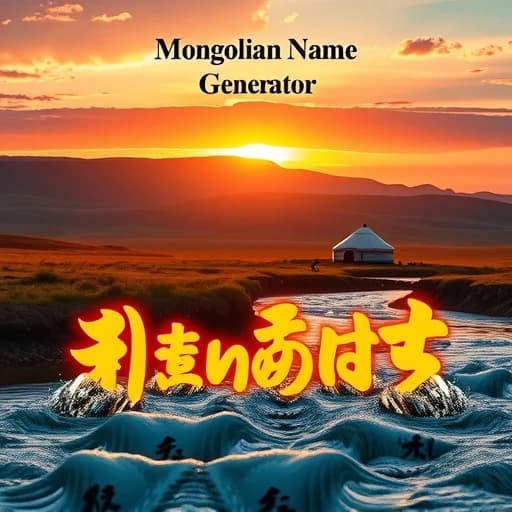 Mongolian Name Generator featured image
