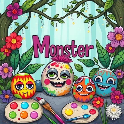 Monster Rock Painting Ideas featured image