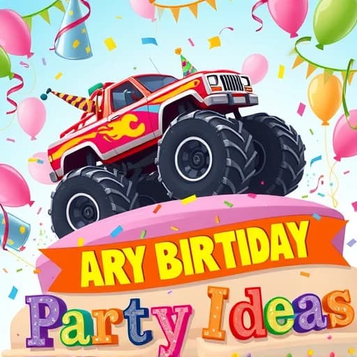 Monster Truck Party Ideas featured image