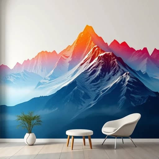 Mountain Wall Painting Ideas featured image