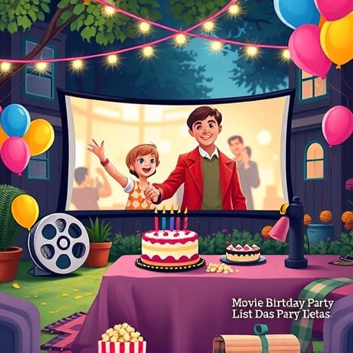 Movie Birthday Party Ideas featured image