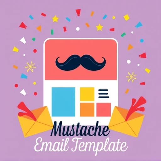 Mustache Email Template featured image
