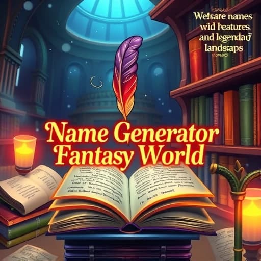 Name Generator Fantasy World featured image