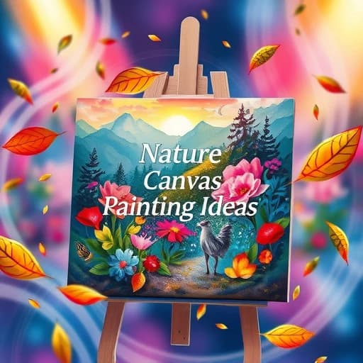 Nature Canvas Painting Ideas featured image