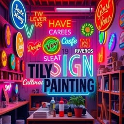  Neon Sign Painting Ideas icon