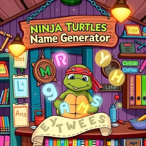 Ninja Turtle Name Generator featured image