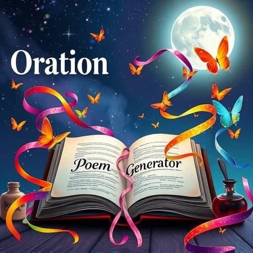 Oration Poem Generator featured image