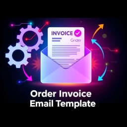  Order Invoice Email Template icon