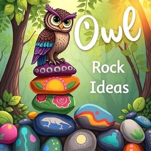 Owl Rock Painting Ideas featured image