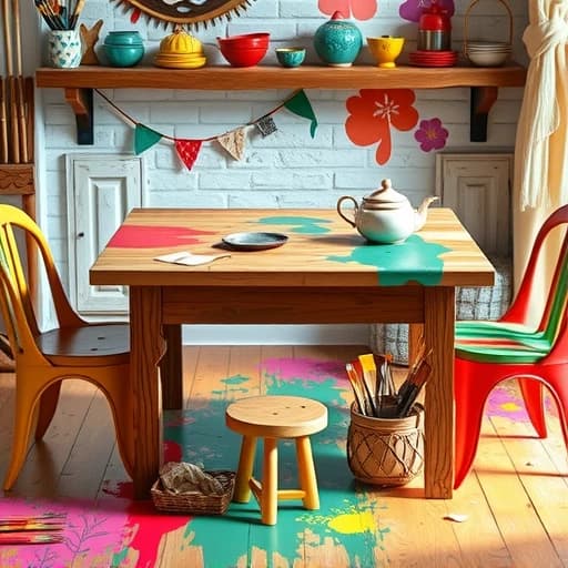  Painting Kitchen Table Ideas featured image