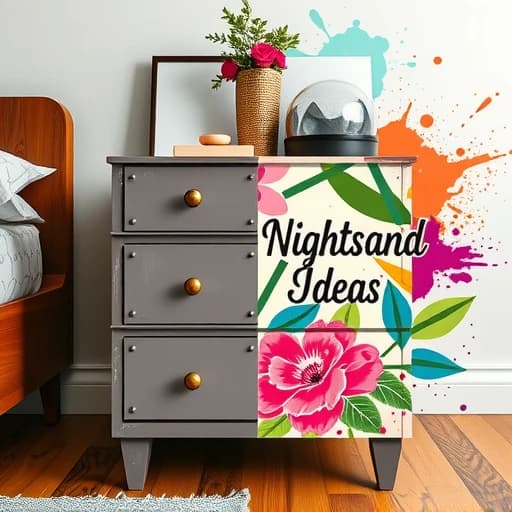  Painting Nightstand Ideas featured image