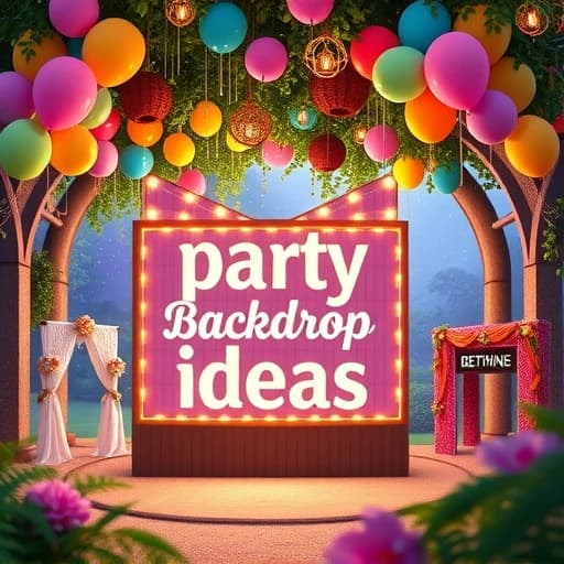 Party Backdrop Ideas featured image