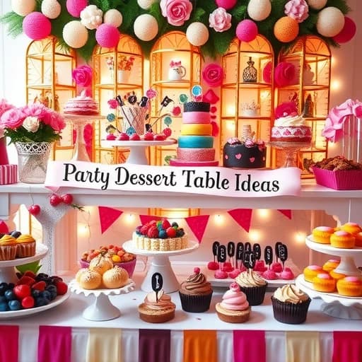 Party Dessert Table Ideas featured image