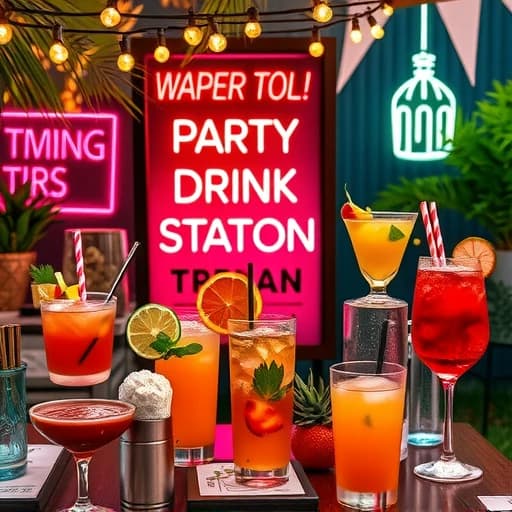 Party Drink Station Ideas featured image