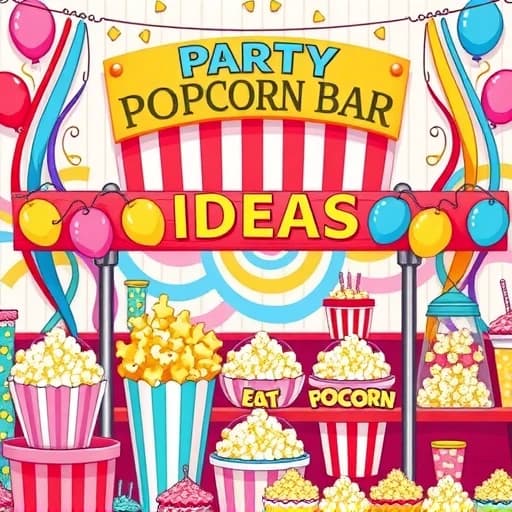 Party Popcorn Bar Ideas featured image