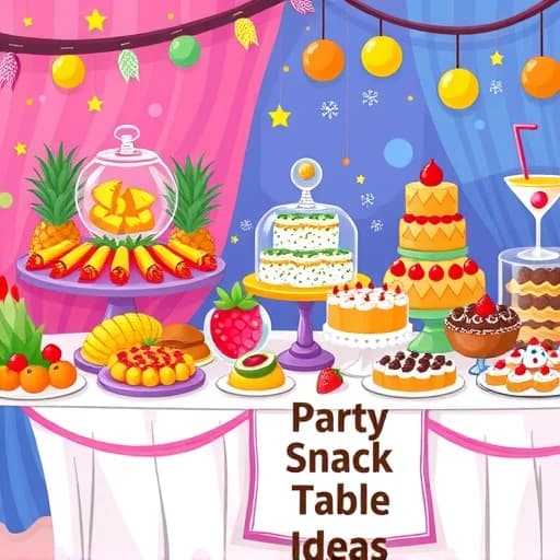  Party Snack Table Ideas featured image
