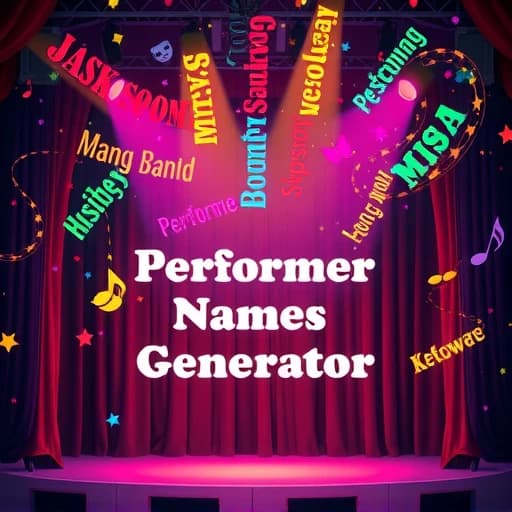 Performer Names Generator featured image