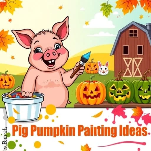 Pig Pumpkin Painting Ideas featured image
