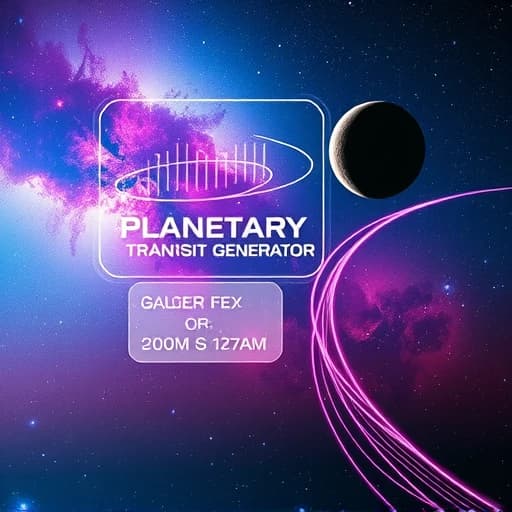 Planetary Transit Generator featured image