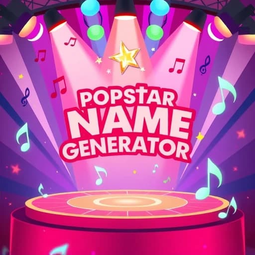 Popstar Name Generator featured image