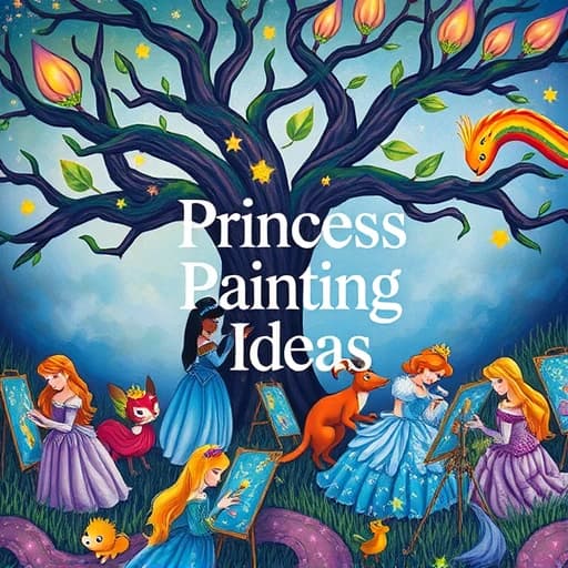 Princess Painting Ideas featured image