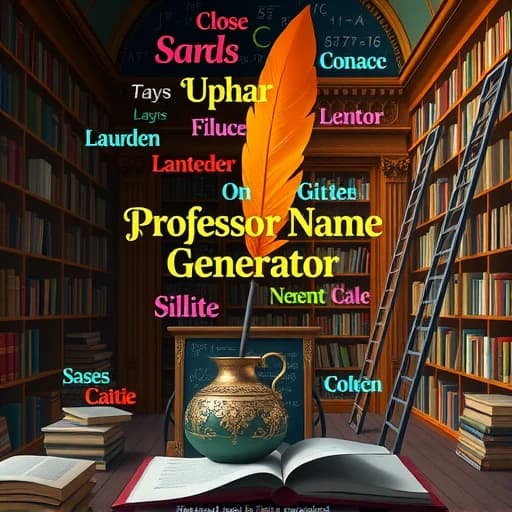  Professor Name Generator featured image