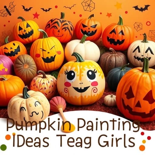 Pumpkin Painting Ideas Girls featured image