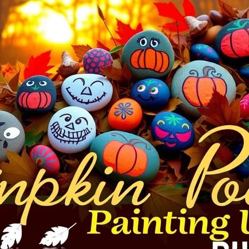 Pumpkin Rock Painting Ideas featured image