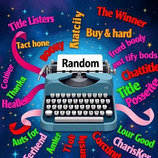 Random Title Generator featured image