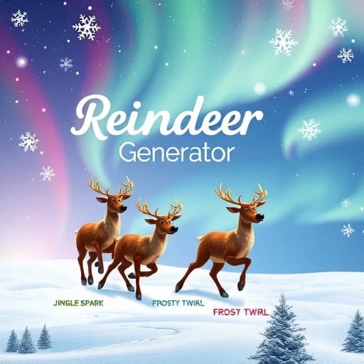 Reindeer Name Generator featured image