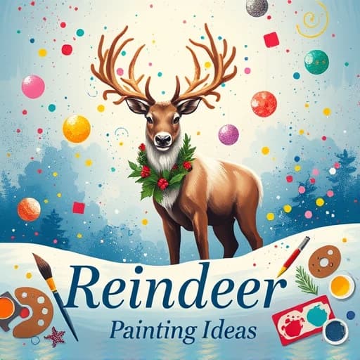 Reindeer Painting Ideas featured image
