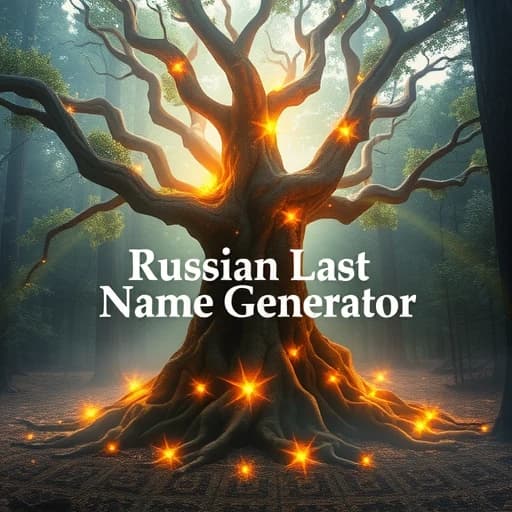 Russian Last Name Generator featured image