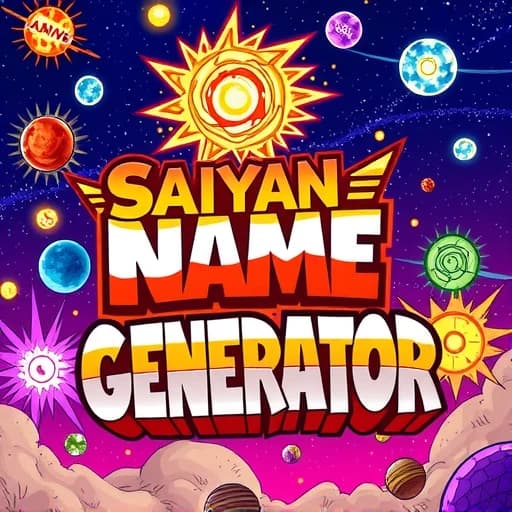 Saiyan Name Generator featured image