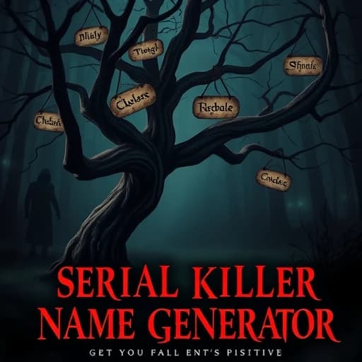 Serial Killer Name Generator featured image