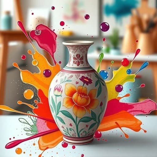 Small Vase Painting Ideas featured image