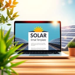  Solar Email Template icon
