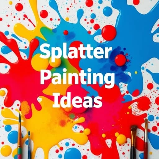 Splatter Painting Ideas featured image