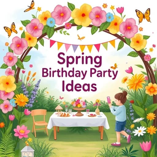 Spring Birthday Party Ideas featured image