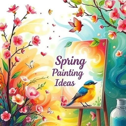 Spring Canvas Painting Ideas featured image