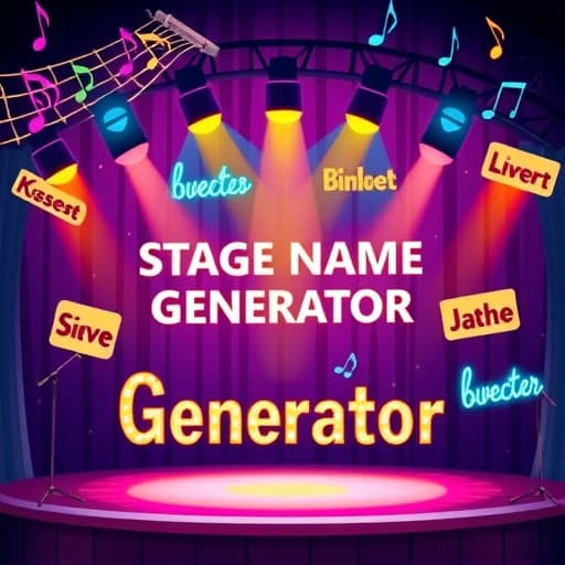 Stage Name Generator featured image